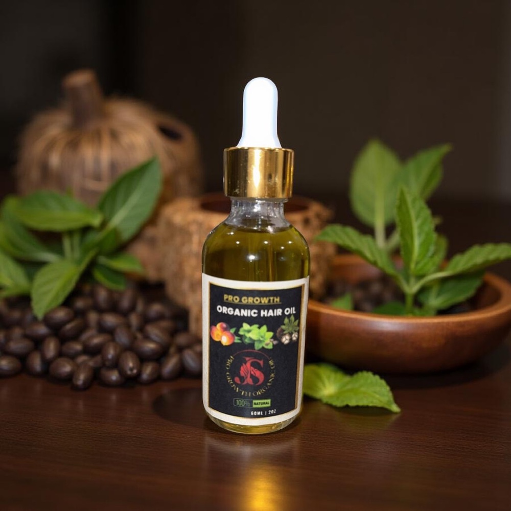 100% organic oil for hair